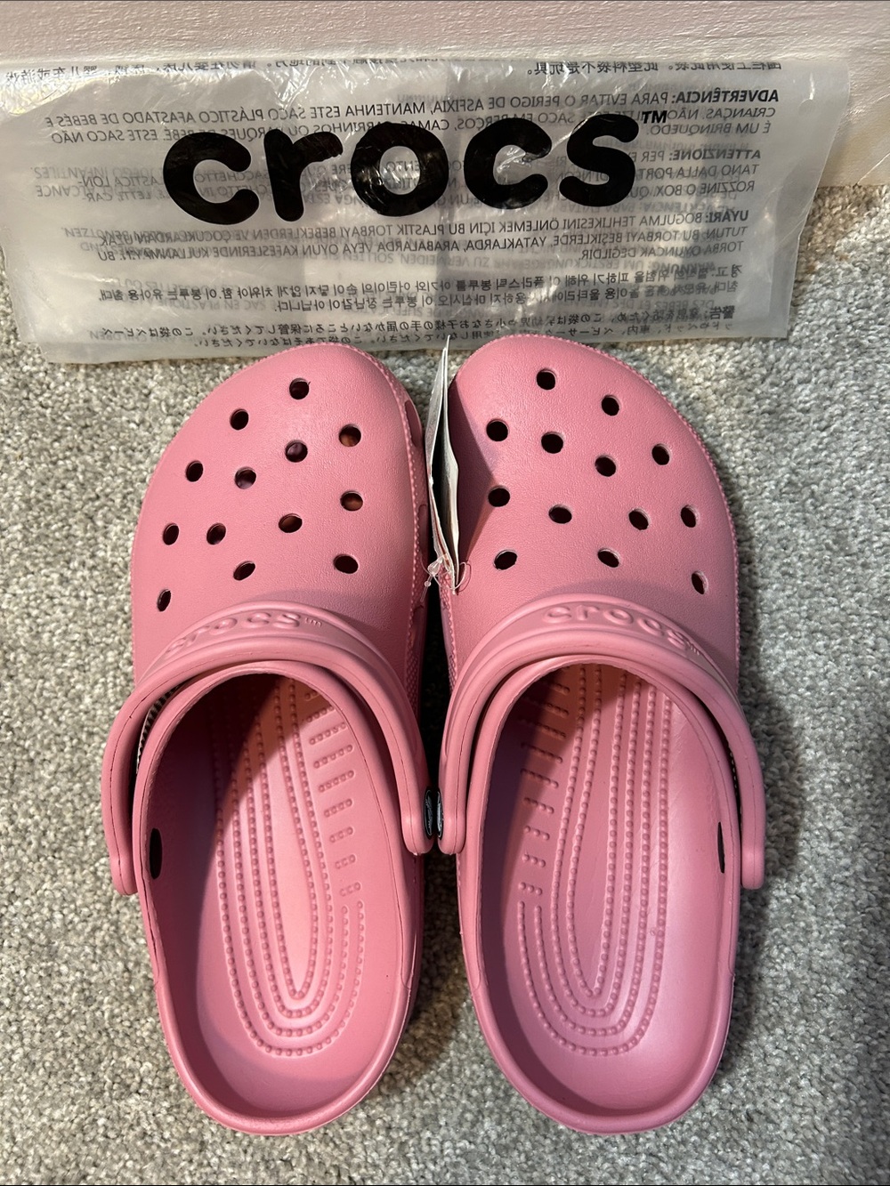 Women’s Crocs Classic Clog in Pink Lemonade - Picture 5 of 8